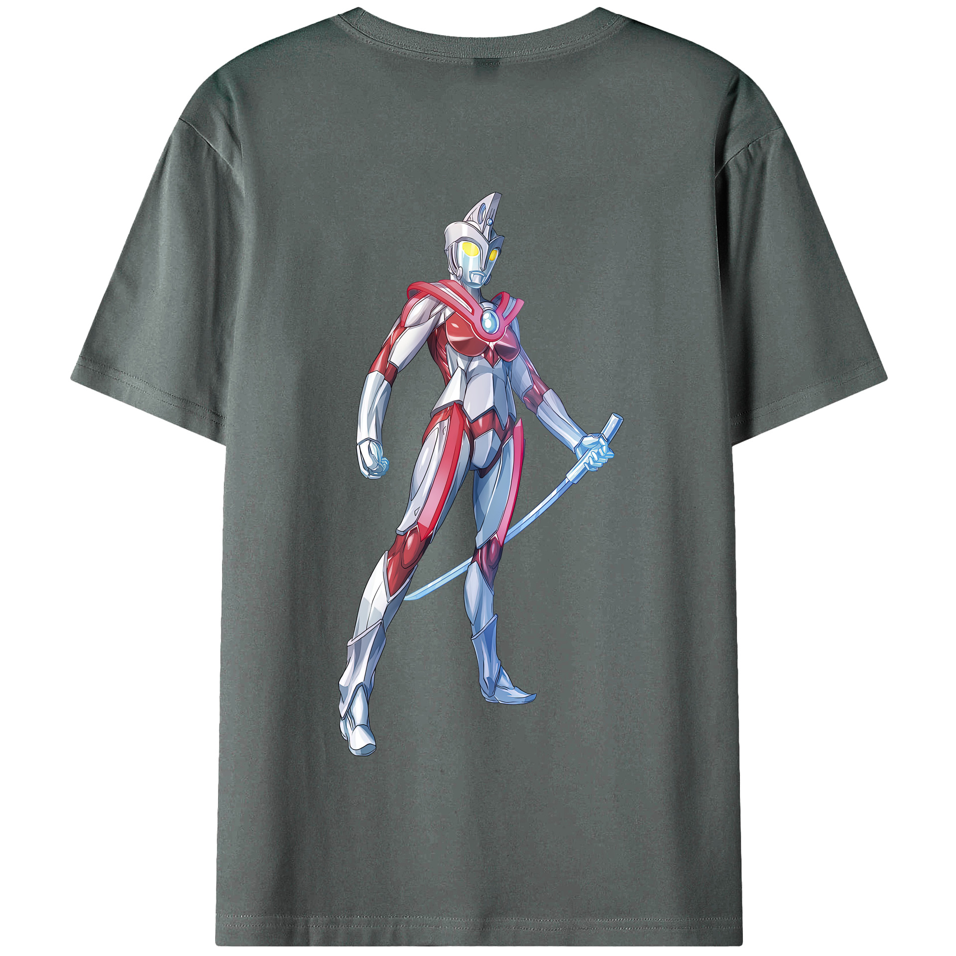（画像用） ウルトラマン Ultraman 綿100％半袖Tシャツ（背面プリント）